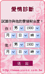 富說．命理貼 【愛情診斷】